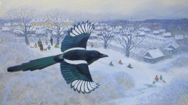 Сорока в живописи