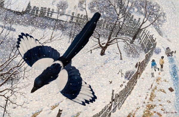 Рисование птицы в подготовительной группе