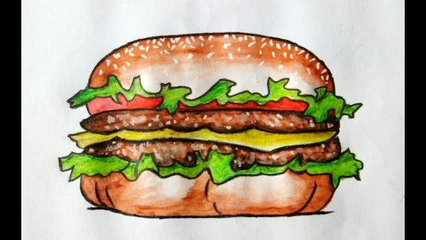 Краска бургер