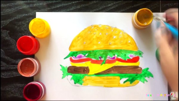 Краска бургер