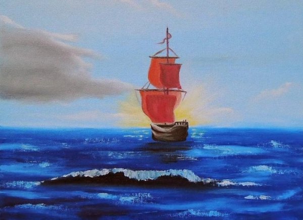 Алые паруса пейзаж