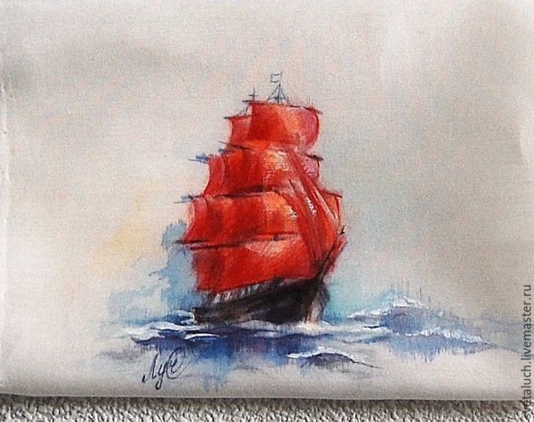 Питер Алые паруса картины маслом