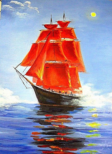 Алые паруса Грин корабль