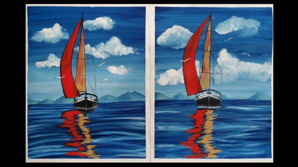 Ассоль Алые паруса рисунок