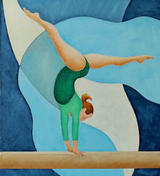 Спорт в живописи гимнастика