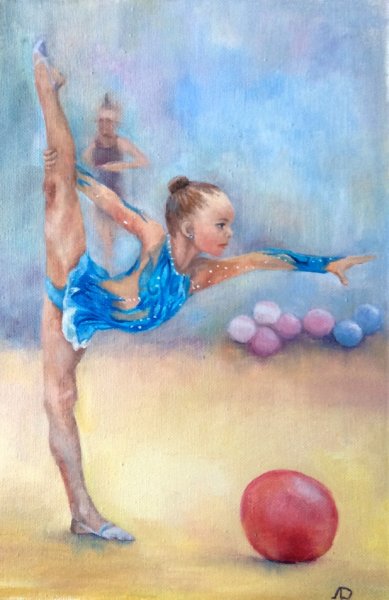 Картина гимнастка