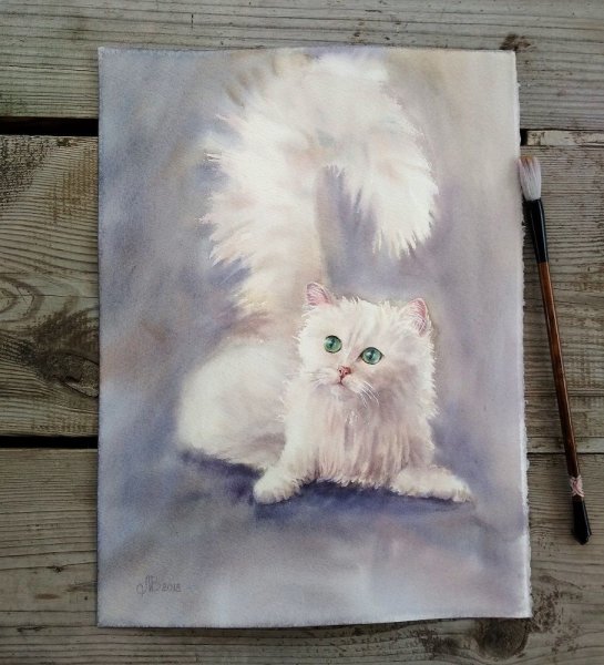 Пушистая акварель