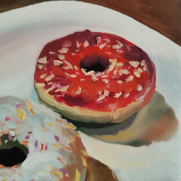 Пончик красный