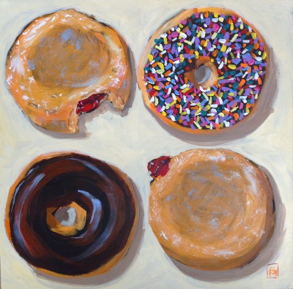 Пончик картина Вейн