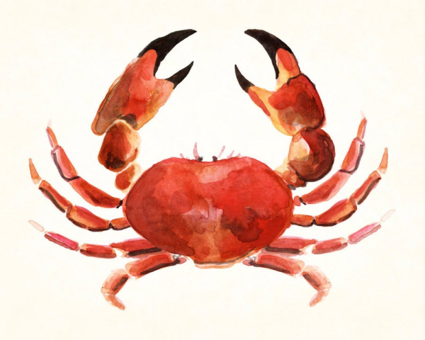 Акварельные Крабы