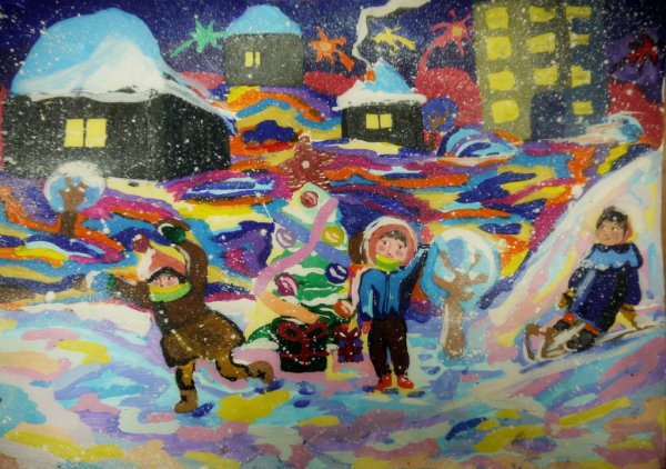 Композиция на тему зимние забы