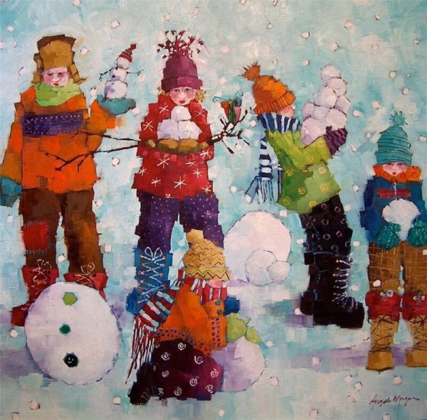 Сюжетная композиция зима
