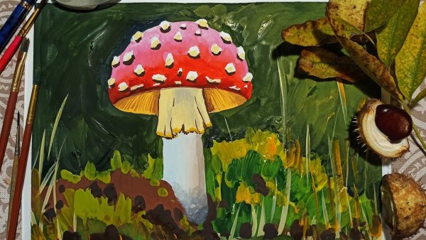 Иван Шишкин мухоморы