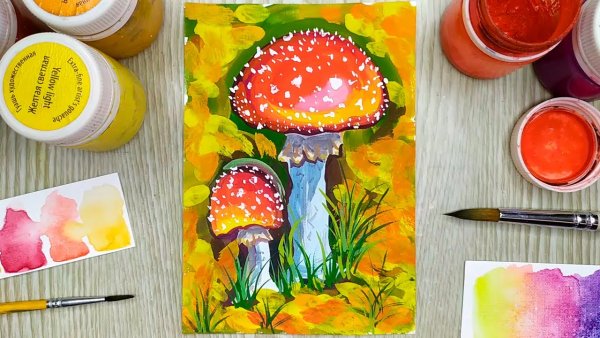 Сказочный домик для мухоморчиков