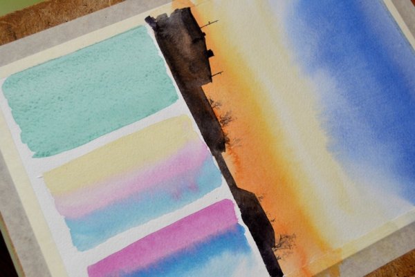 Акварельная заливка