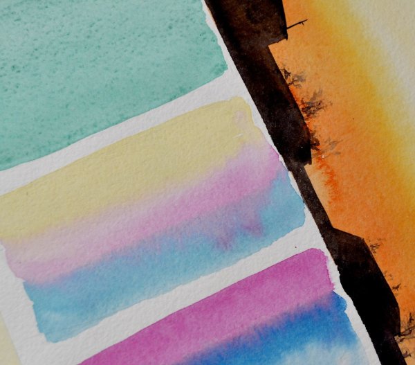 Акварельные переливы