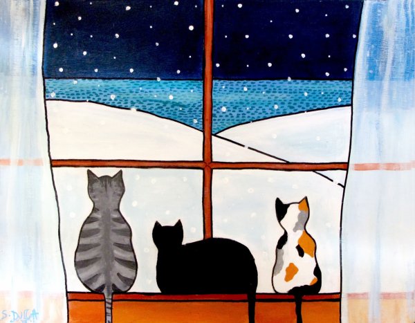 Фет кот поет глаза