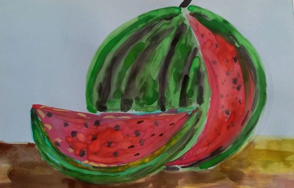 Рисование Арбуз