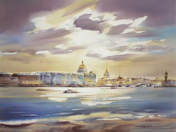 Константин Кузема акварелист художник