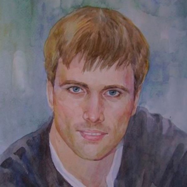 Бенедикт Камбербэтч акварель