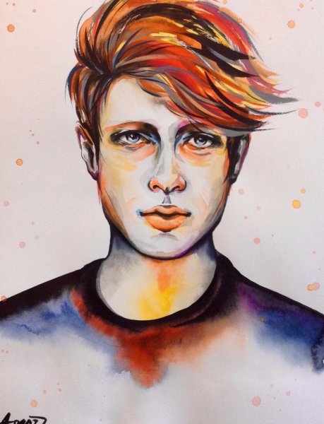 Портрет акрилом