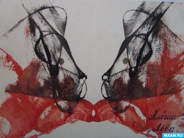 Ниткография гуашью