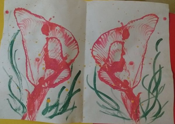 Рисование нитками