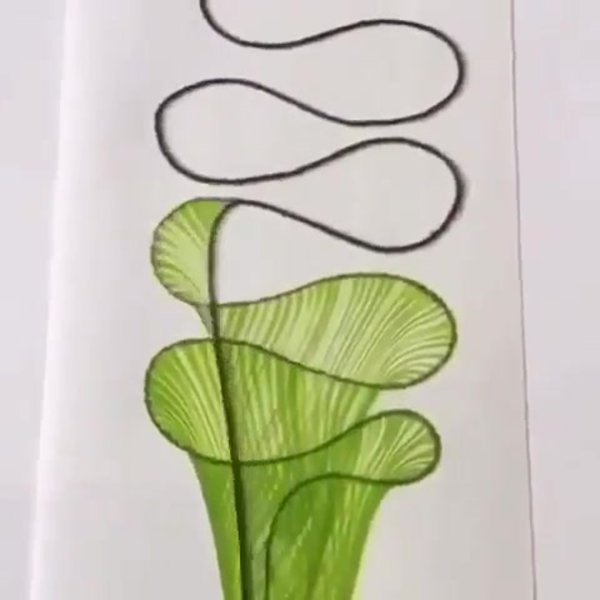 Ниткография техника рисования для детей