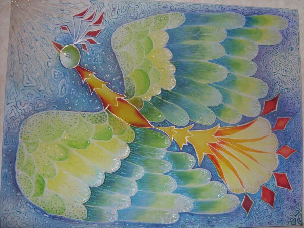 Нетрадиционное рисование хохломы