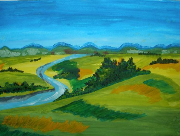 Пейзаж легкий