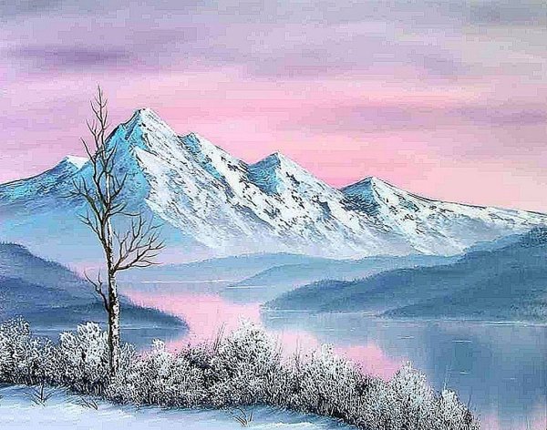 Зимняя живопись Боба Росса