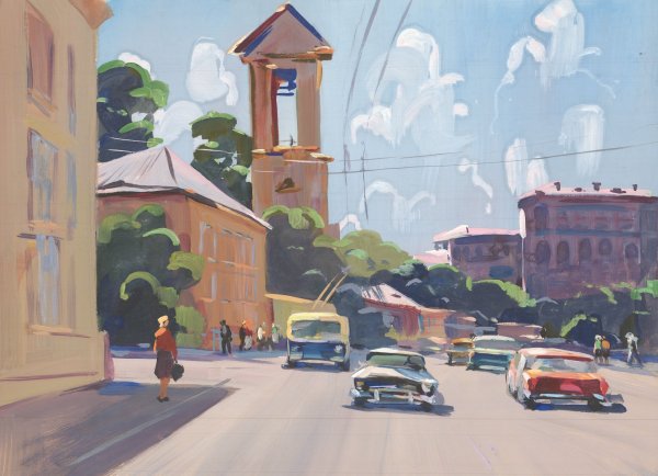 Архитектура гуашью Академический