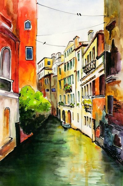 Городской пейзаж детский