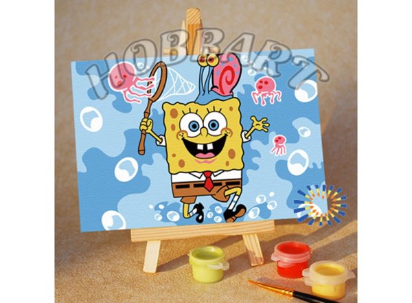 Спанч Боб гуашью
