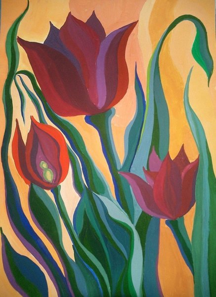 Декоративная композиция цветы