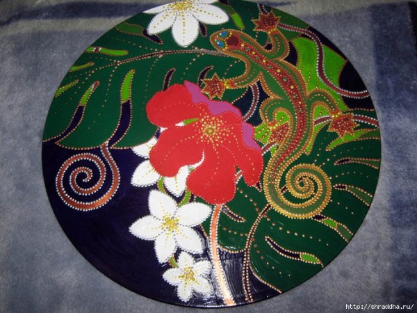 Роспись пластинок