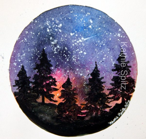 Витражная роспись на дисках