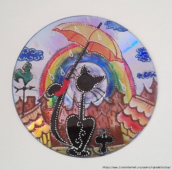 Рисование на пластинках