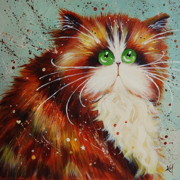 Кошки художницы Ким Хаскинс (Kim Haskins)