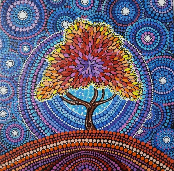 Рисование ватными палочками