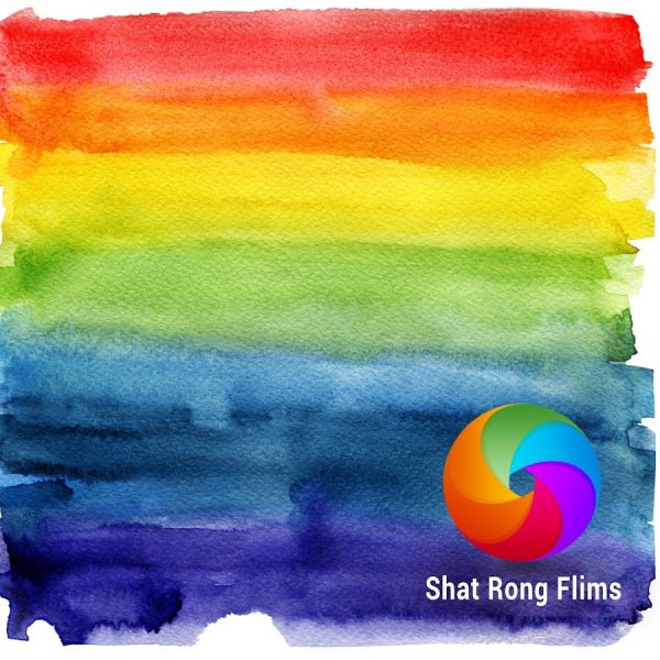 Цветовая растяжка акварелью