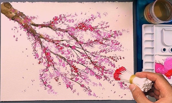 Техники рисования кистью