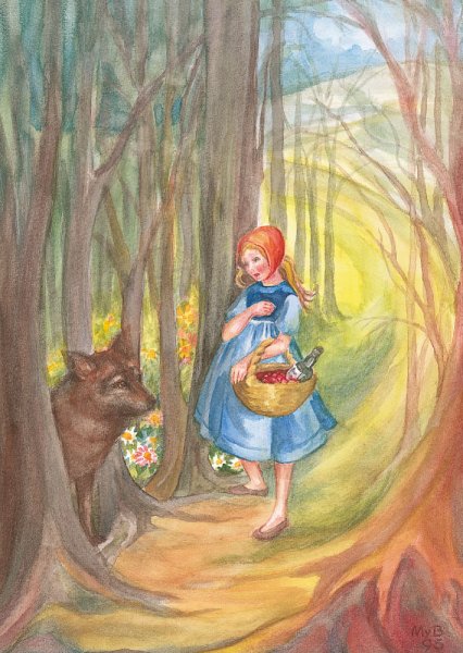 Красная шапочка рисунок