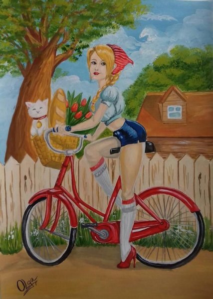 Рисование красная шапочка