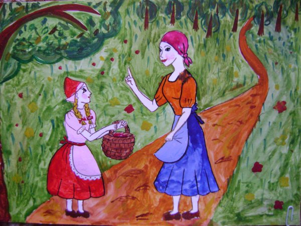 Красная шапочка Графика