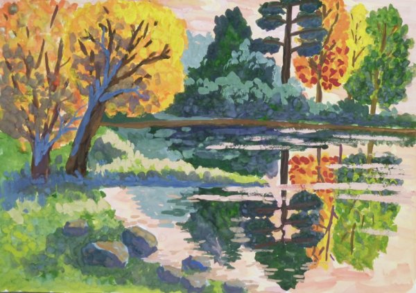 Лессировка в живописи акварелью