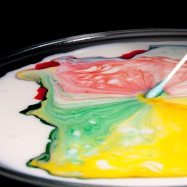 Рисование на молоке