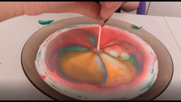 Рисование на молоке