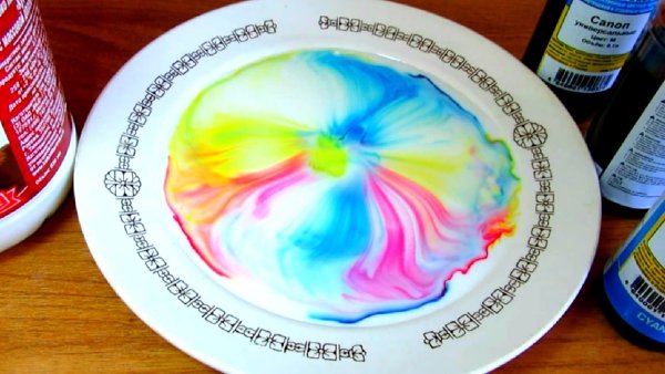 Опыты с красками