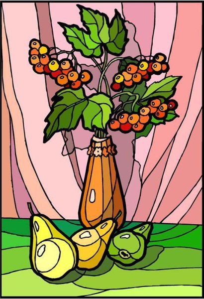 Стилизация натюрморта